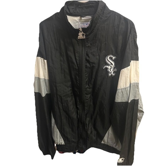 Vintage Starter Chicago White Sox Windbreaker Jacket Size X Large‎